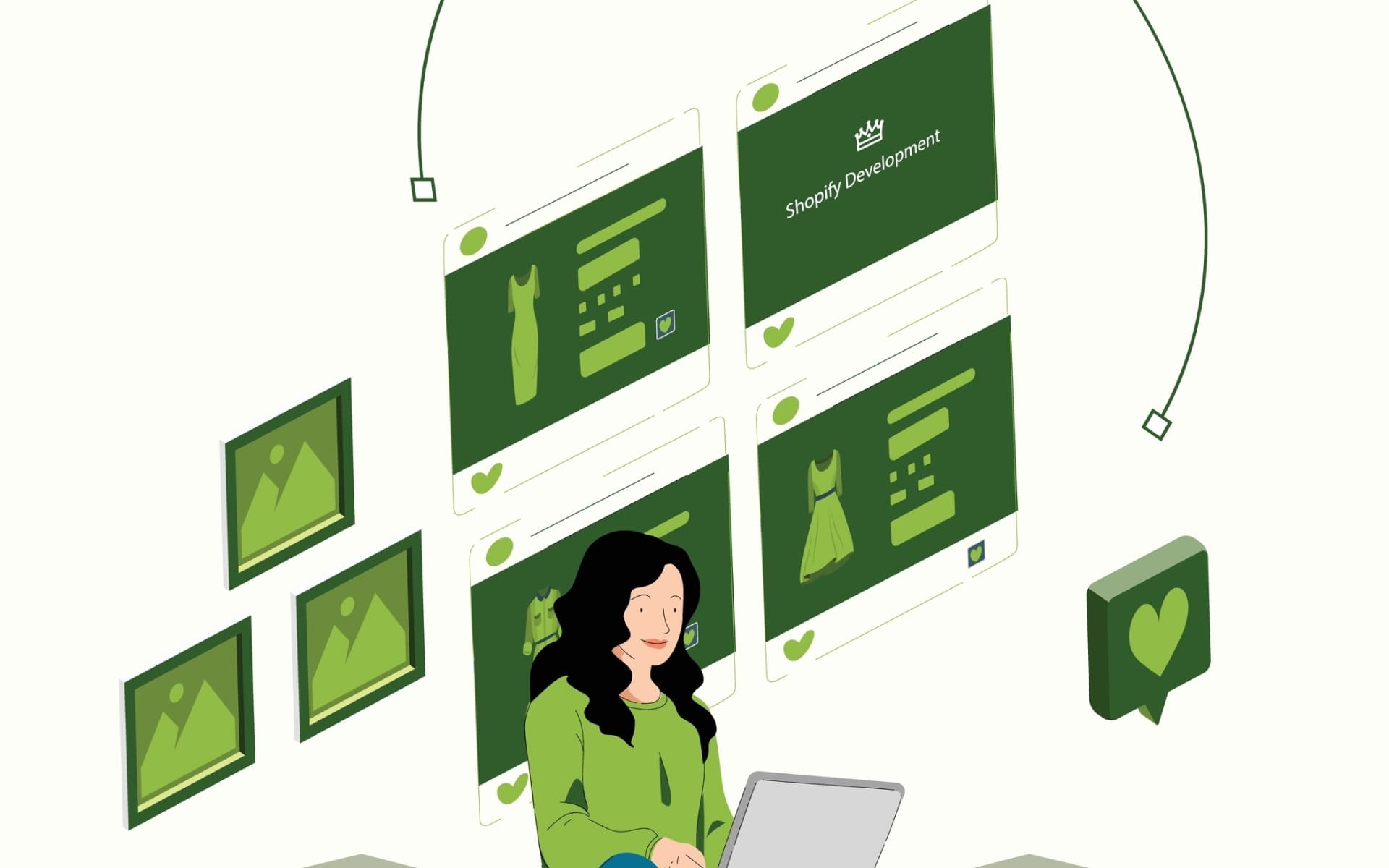 Cartoon Shopify user | Shopify’s North Star metric