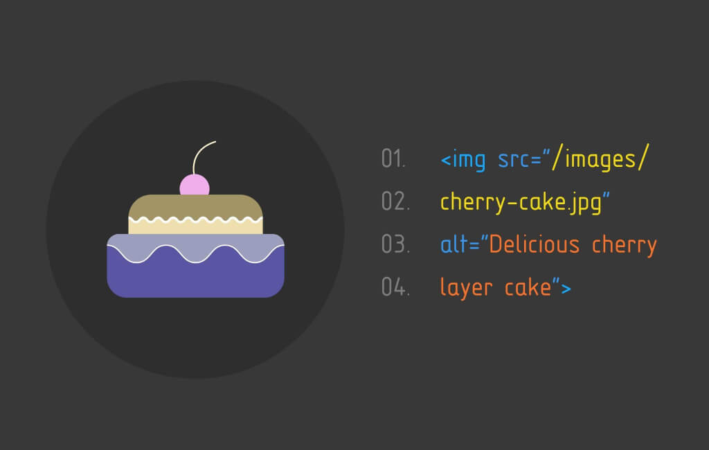 Illustration of alt text | On-Page SEO issues