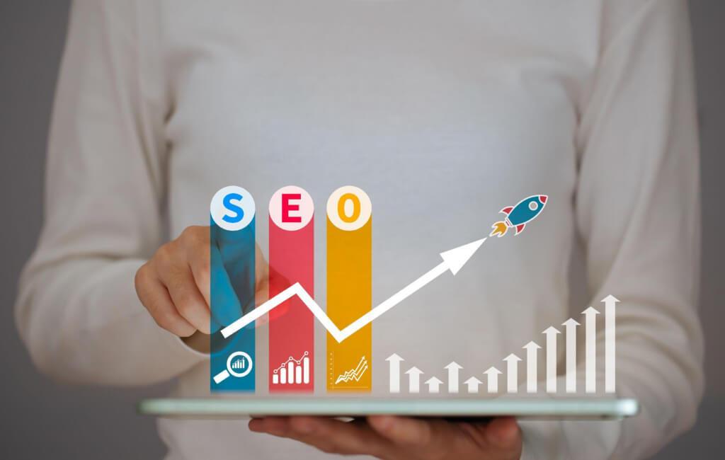 Illustration of SEO chart | On-page SEO vs. technical SEO