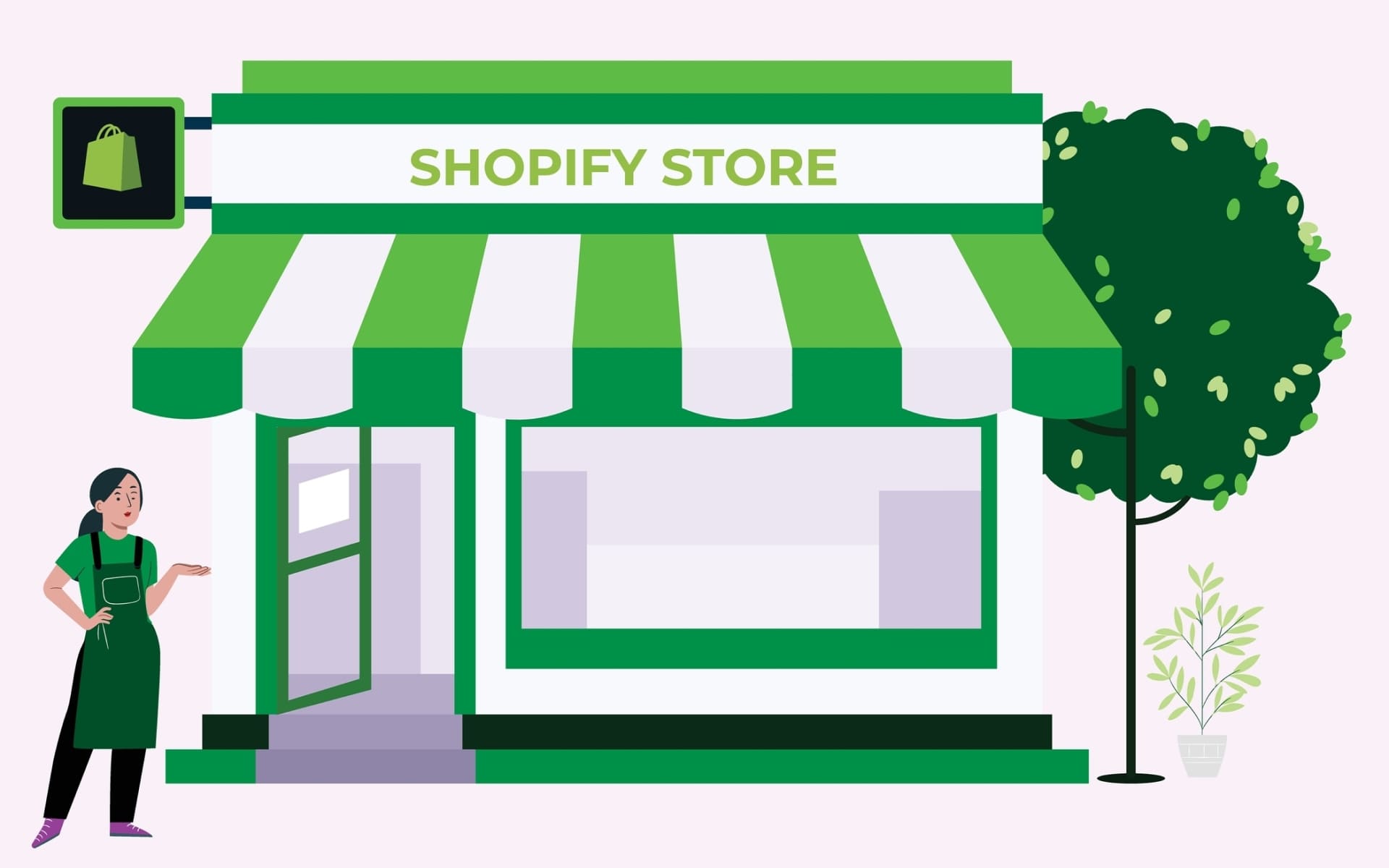 Cartoon Shopify store | Shopify’s North Star metric