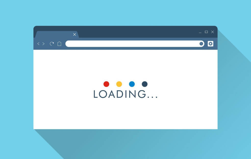 Illustration of website loading speed | On-Page SEO issues