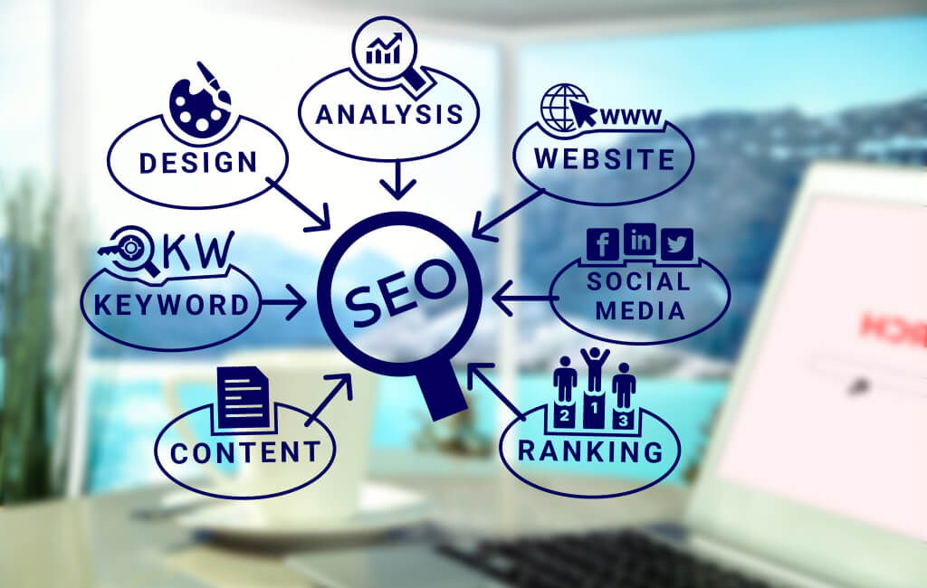 Illustration of SEO branches | How to increase organic traffic