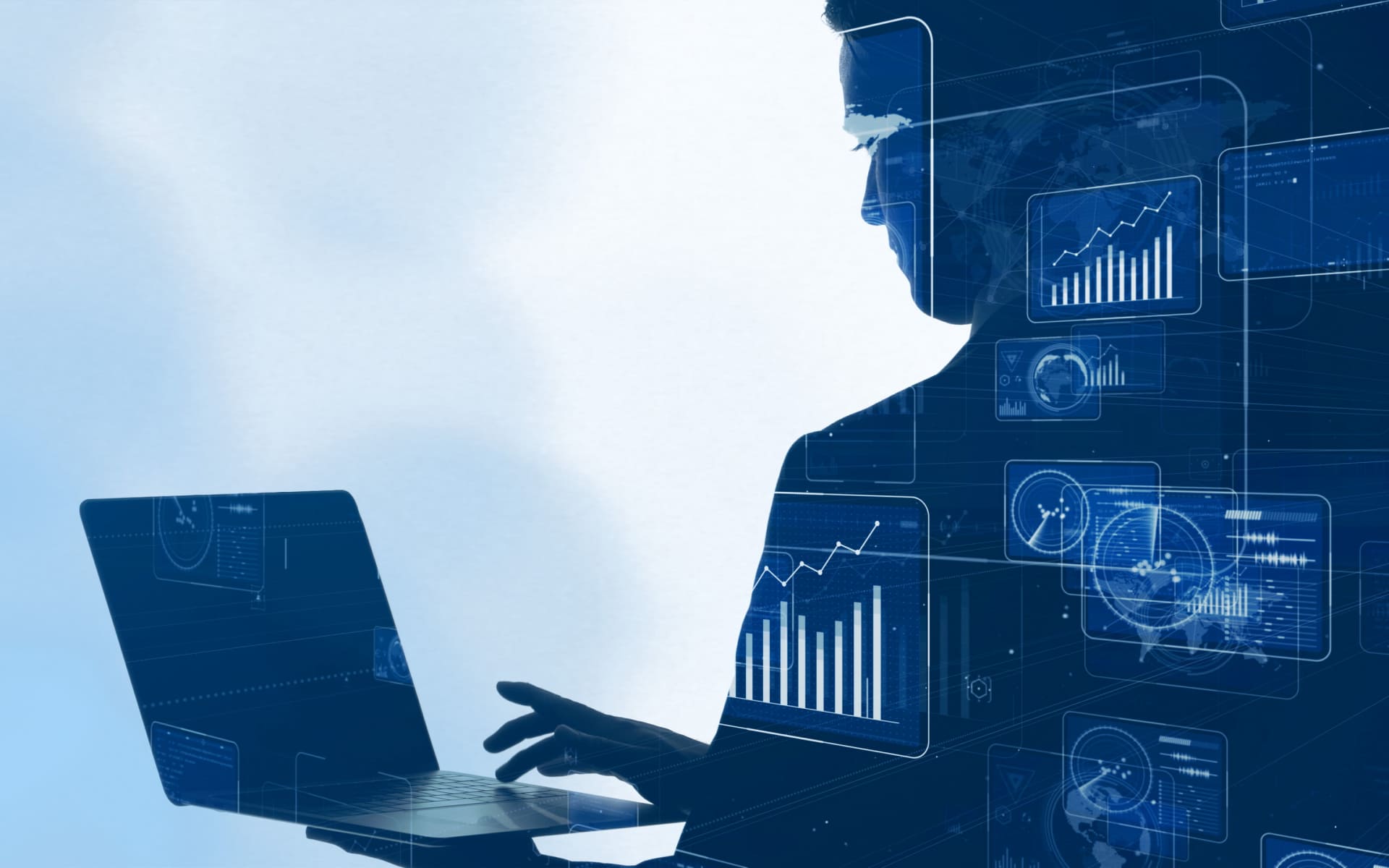 Man with laptop | Shopify’s North Star metric