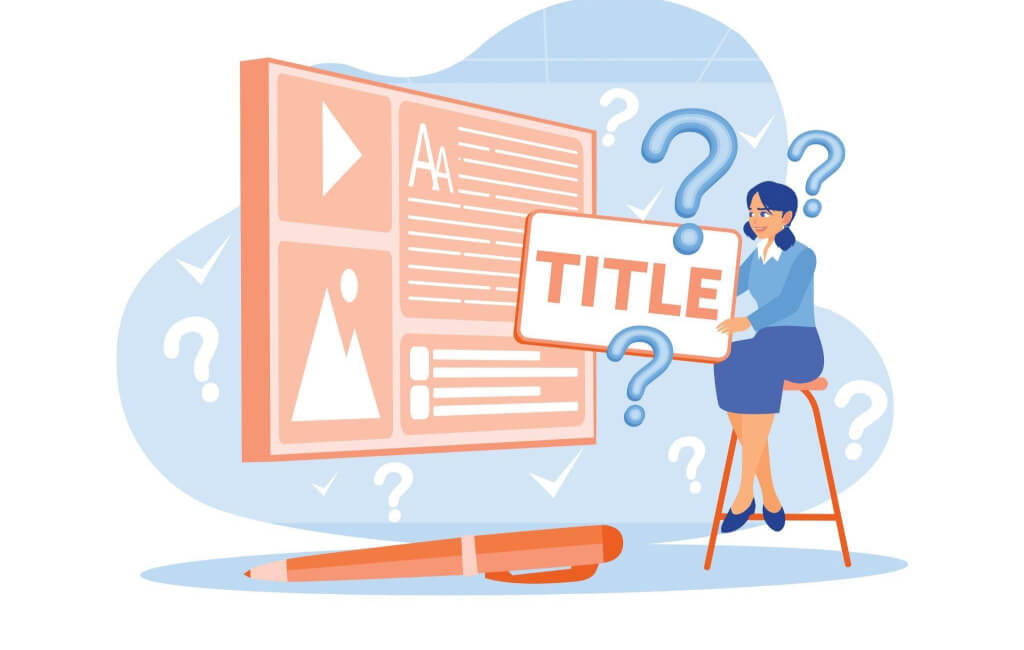 Cartoon of website title | On-Page SEO issues