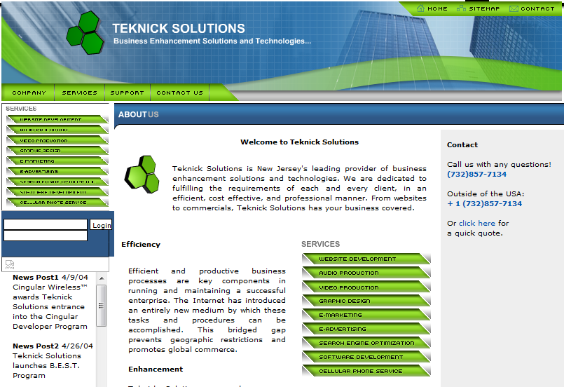 Teknick Solutions First Website 2004 | Teknicks 10 Years Of Lessons From The Founder 